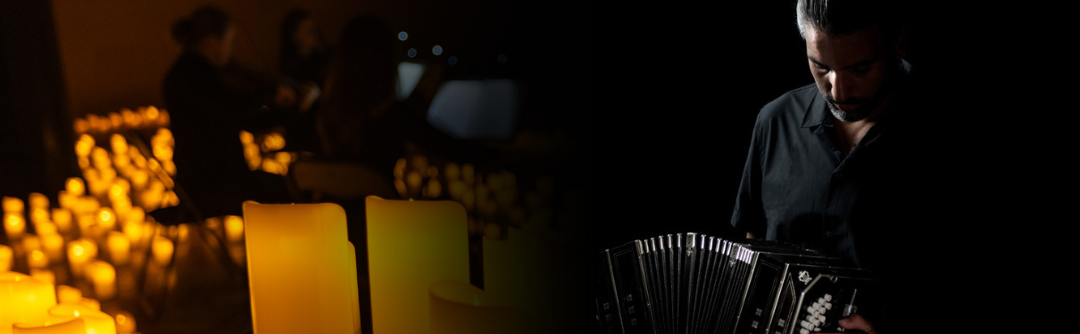 Candlelight concert banner